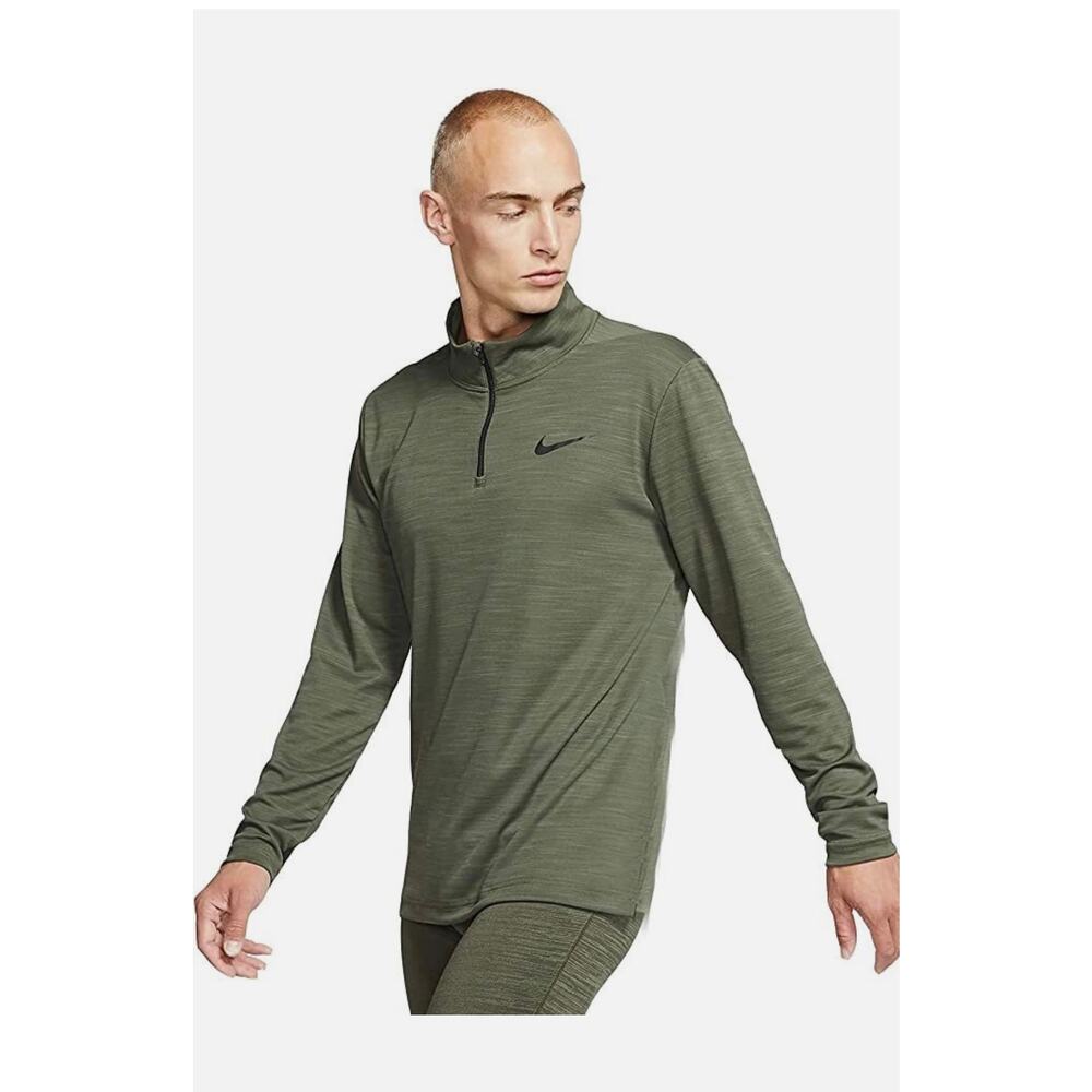 Nike Therma Fit Victory 1/4 Zip Golf Pullover Forest Green men Sz XL workout gym